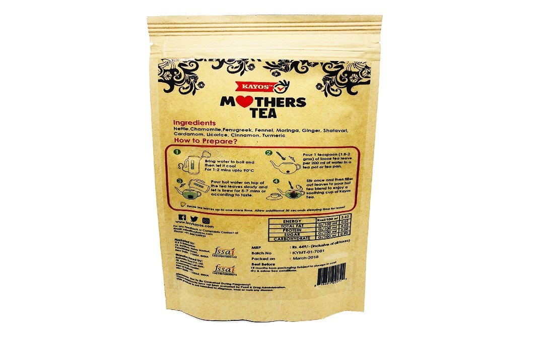 Kayos Mothers Tea    Pack  50 grams